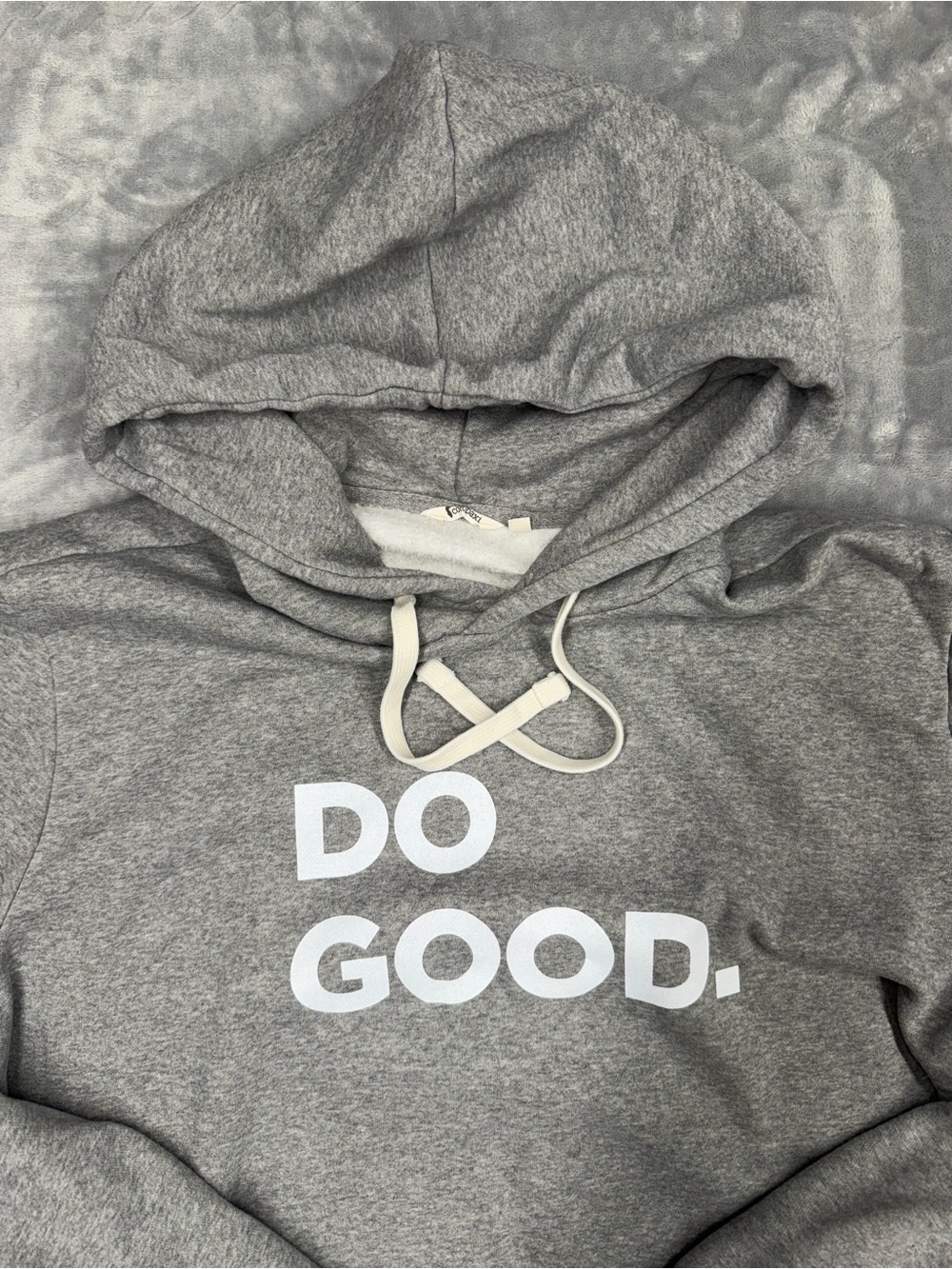 cotopaxi Gray "DO GOOD." Hooded Sweatshirt - Picture 3 of 9
